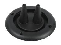 Уплотнитель для 2-х тросов управления черный; д. 105 мм