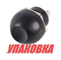 Купить Кнопка без фиксации 12 В 3А, OFF-(ON) 2P, D22 с резиновым колпачком (упаковка из 30 шт.) арт. 30171_pkg_30