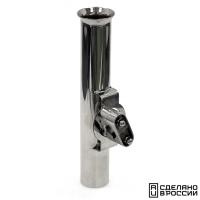 Держатель спиннинга 250х37 поворотный нержавеющая сталь.