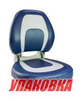 Купить Кресло мягкое складное, обивка винил, цвет серый/с (упаковка из 4 шт.) арт. 75178GB-MR_pkg_4