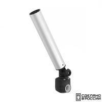 Держатель спиннинга торцевой на леер наклонный, алюминий