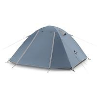 Палатка Naturehike P-Series NH18Z022-P 210T/65D, двухместная, серо-голубая, 6927595783597