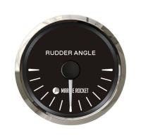 Купить Указатель угла поворота руля, черный циферблат, нержавеющий ободок, д. 52 мм, 87-900 Ом, Marine Rocket арт. RA00195BSMR