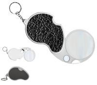 Купить Лупа Kromatech карманная 4/20x, 60/12 мм, складная, брелок, с подсветкой (1 LED) MG6901C арт. 1103370