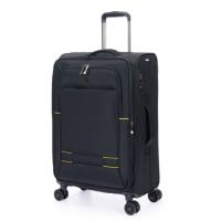 Купить Чемодан Torber Brosno, чёрный, нейлон 600D, 43,5х19х68 см, 56 л арт. T1901M-Black