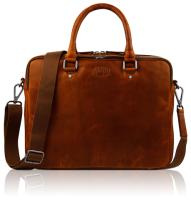 Сумка Klondike Digger Earl, цвета коньяк, 29x38x9 см