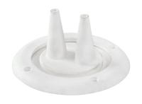 Уплотнитель для 2-х тросов управления белый; д. 105 мм