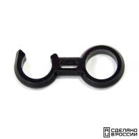 Купить Крючок фиксатор трапа 25мм черный арт. 040546BT