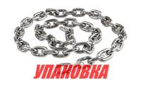 Купить Цепь якорная нержавеющая 8 мм, DIN766, Marine Rocket (упаковка из 100 м.) арт. S.CH01-08_MR_pkg_100