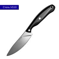 Купить Нож с фиксированным лезвием Vostron Pika сталь VG10 с черными ножнами из кайдекса и темляком из паракорда VSSPV10-K арт. VSSPV10-K