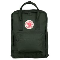 Купить Рюкзак Fjallraven Kanken, темно-зеленый, 27х13х38 см, 16 л арт. F23510-662