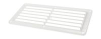 Решетка воздухозаборника 260х125х17 мм, белый