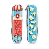 Купить Нож-брелок Victorinox Classic LE 2019, 58 мм, 7 функций, "Let it Pop" арт. 0.6223.L1910
