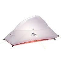 Купить Палатка Naturehike Сloud up 2 20D NH17T001-T двухместная с ковриком, серая, 6927595724668 арт. 6927595724668