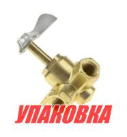 Купить Кран топливный 3-х позиционный латунный, 1/4 (упаковка из 10 шт.) арт. 2560713500_pkg_10