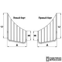 Купить Платформа кормовая под заказ, ироко арт. 040292T