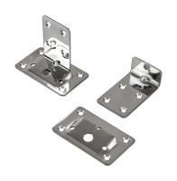 Купить Комплект кронштейнов столешницы 86х52х70х2 мм; нержавеющий арт. 11440
