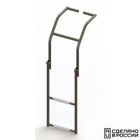 Трап складной для надувных лодок, 2 серых ступени (ширина 325 мм.)