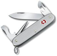 Купить Нож перочинный VICTORINOX Pioneer, 93 мм, 8 функций, алюминиевая рукоять, серебристый арт. 0.8201.26