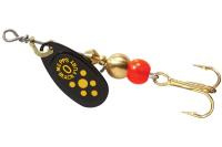 Блесна вращ. Mepps BLACK FURY 0,   Black/Yellow