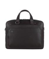 Купить Сумка Piquadro Black Square 15", коричневая, 40x30x10 см арт. CA4027B3/TM