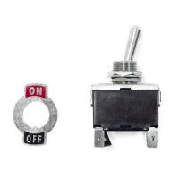 Переключатель тумблерный 4 пина SUNFINE (вкл)-выкл, без фиксации (вкл)