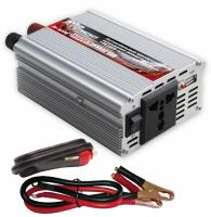 Преобразователь напряжения автомобильный AVS IN-600W (12В > 220В, 600 Вт, USB)