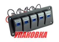 Купить Панель бортового питания 5 переключателей (упаковка из 2 шт.) арт. A-5SW_pkg_2