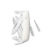 Купить Швейцарский нож SWIZA D07 Standard, 95 мм, 12 функций, белый арт. KNI.0110.1020