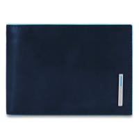 Купить Портмоне Piquadro Blue Square, синее, 12,5х9,5х2,5 см арт. PU1240B2/BLU2