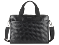 Купить Сумка Mano Don Luca, натуральная кожа в черном цвете, 37х27х6 см арт. M191945901