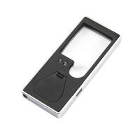 Купить Лупа 7007 (92мм х 40мм х7 мм, 3х/8х, с LED подсветкой) арт. 22679