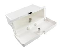 Ящик для мелочей врезной; с замком; белый