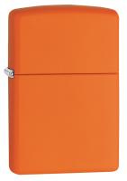 Купить Зажигалка ZIPPO Classic с покрытием Orange Matte, латунь/сталь, оранжевая, матовая, 38x13x57 мм арт. 231