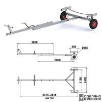 Трейлер для транспортировки НЛ и РИБ (АМГ5)