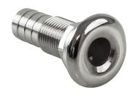 Шпигат нержавеющий под шланг 19 мм