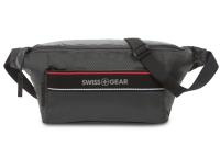 Купить Сумка на пояс SWISSGEAR, серая, полиэстер с плетением рип-стоп, 38 x 5 x 15 см арт. 3991414521