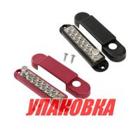 Купить Колодка распределительная электромонтажная, 12 контактов, черная/красная (упаковка из 2 шт.) арт. MR1709_pkg_2