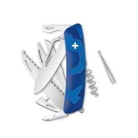 Купить Швейцарский нож SWIZA SH09 R Camouflage, 95 мм, 14 функций, камо синий арт. KSH.0130.2030