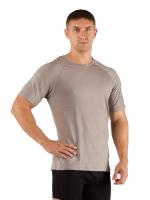 Футболка  мужская Quido/ кор. рукав/ шерсть 160/ серый / XXL, Quido8181XXL