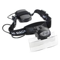Купить Лупа Kromatech налобная 6x, с подсветкой (2 LED) MG9892C арт. 1076288