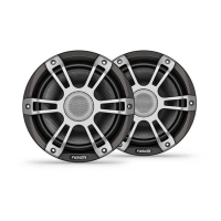 Fusion® Signature Series 3i Marine Coaxial Speakers - 7,7-дюймовые спортивные коаксиальные громкоговорители для лодок серого цвета мощностью 280 Вт (пара)