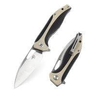 Купить Нож Bestech Komodo сталь D2, рукоять G10 черно-бежевая арт. BG26B