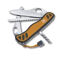 Купить Нож перочинный VICTORINOX Hunter XT, 111 мм, 6 функций, с фиксатором лезвия, оранжевый с чёрным арт. 0.8341.MC9