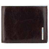 Купить Портмоне Piquadro Blue Square, коричневое, 12,5х9,5х2,5 см арт. PU1240B2/MO