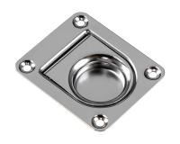 Купить Ручка палубная потайная 65х56х1 мм; нержавеющая арт. 11460