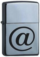 Купить Зажигалка ZIPPO Internet, с покрытием Brushed Chrome, латунь/сталь, серебристая, 38x13x57 мм арт. 200 Internet