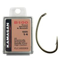 Купить Крючки Kamasan B100-16 Trout Shrimp & Buzzer (25шт) арт. HFB100016X