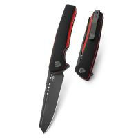 Купить Нож Bestech Slyther сталь 14C28N, рукоять G10 черно-красная арт. BG51C