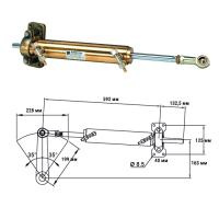 Купить Гидроцилиндр латунный 378 куб.см арт. UC378-1